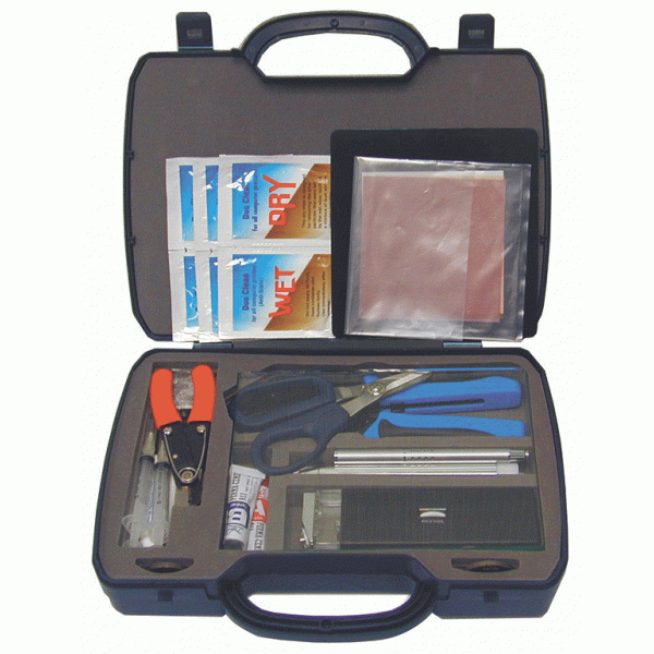 Advanced Fiber Optic Termination Tool Kit for ST/SC c/w microscope