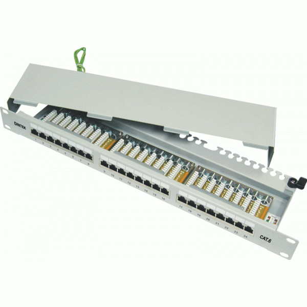 Patch Panel Cat.6 19" Fully Shielded, 24 Ports, 1U                                                                